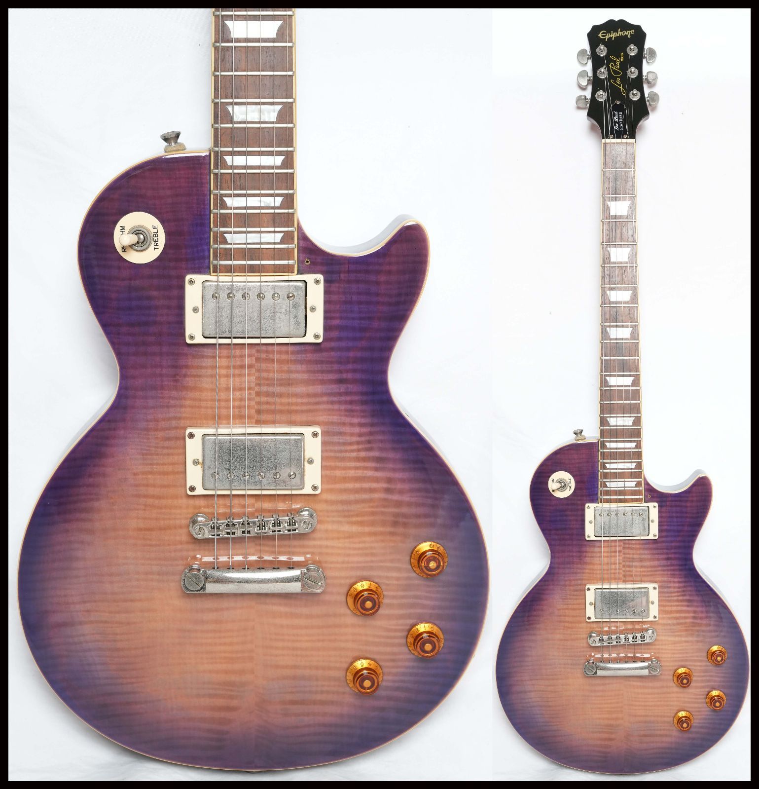 Epiphone Les Paul Standard Plus Top Purple Burst パープルバースト レスポールスタンダード 2011年製 エピフォン