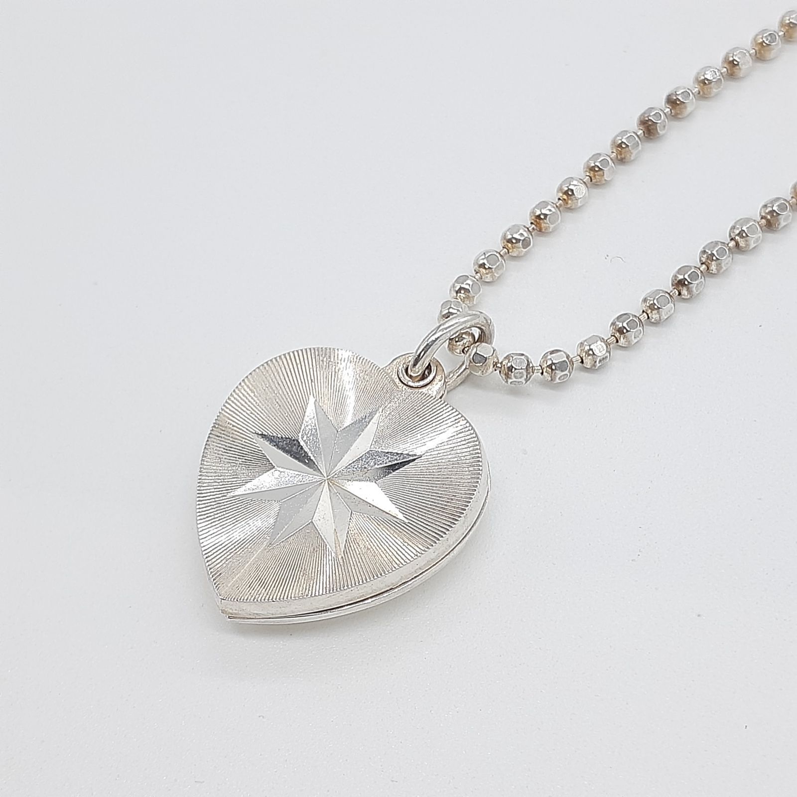 agete アガット ネックレス シルバー SILVER ハート ロケット 