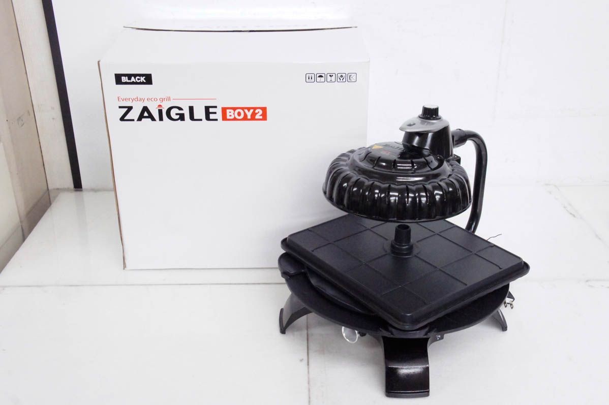 中古】ZAIGLE BOY 2 ザイグルボーイ2 ZG-MRJ371 グリル 赤外線サークルロースター 無煙ロースター - メルカリ