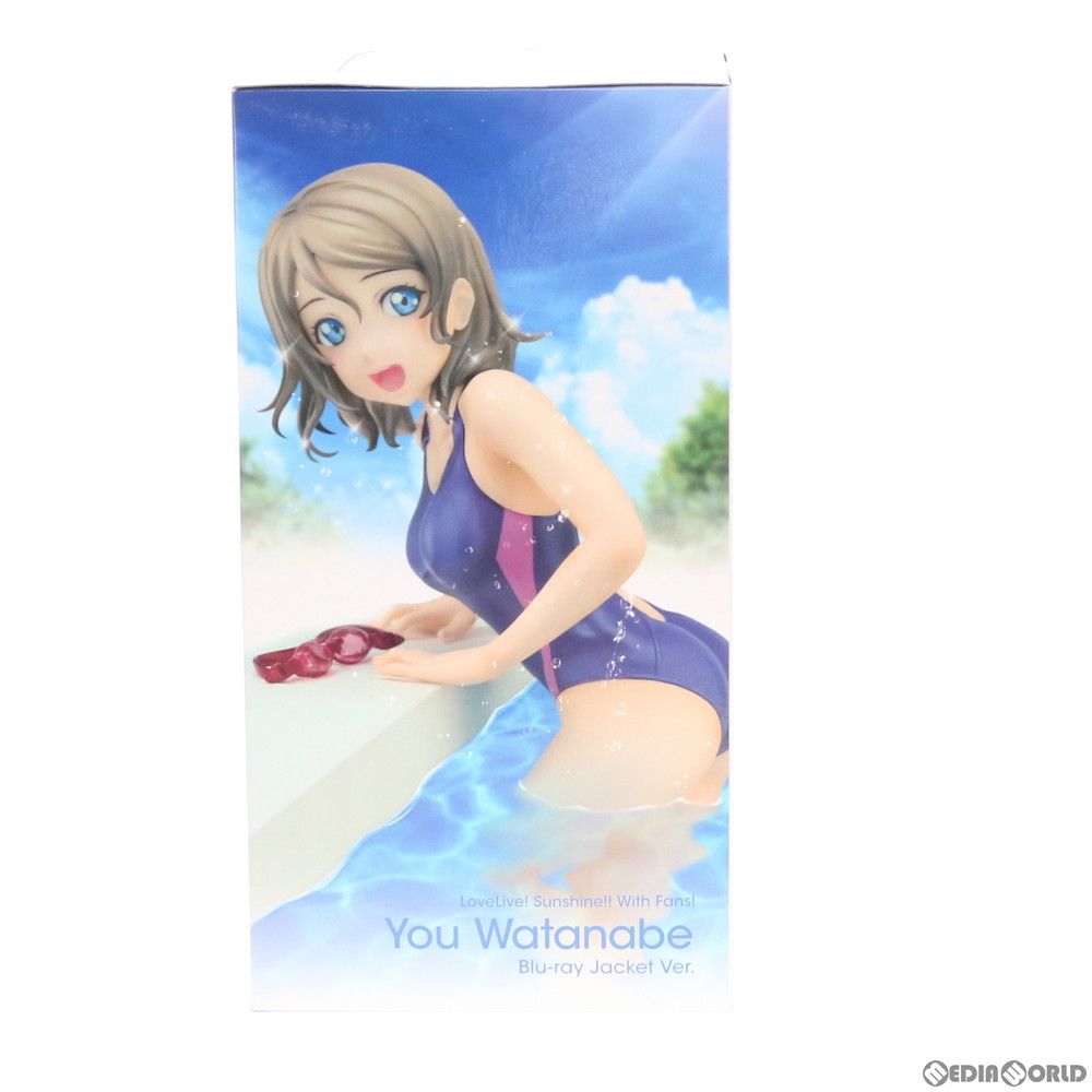 BANDAI - 特典CD無し A-on STORE限定 渡辺曜(わたなべよう) Blu-rayジャケットVer.(限定版!!) ラブライブ!サンシャイン!! 1/7 完成品 フィギュア(TU-1453) With Fans!(ウィズファンズ)/バンダイナムコアーツ 特典CD無し A-on STORE限定 渡辺曜(わたなべよう) Blu-ray