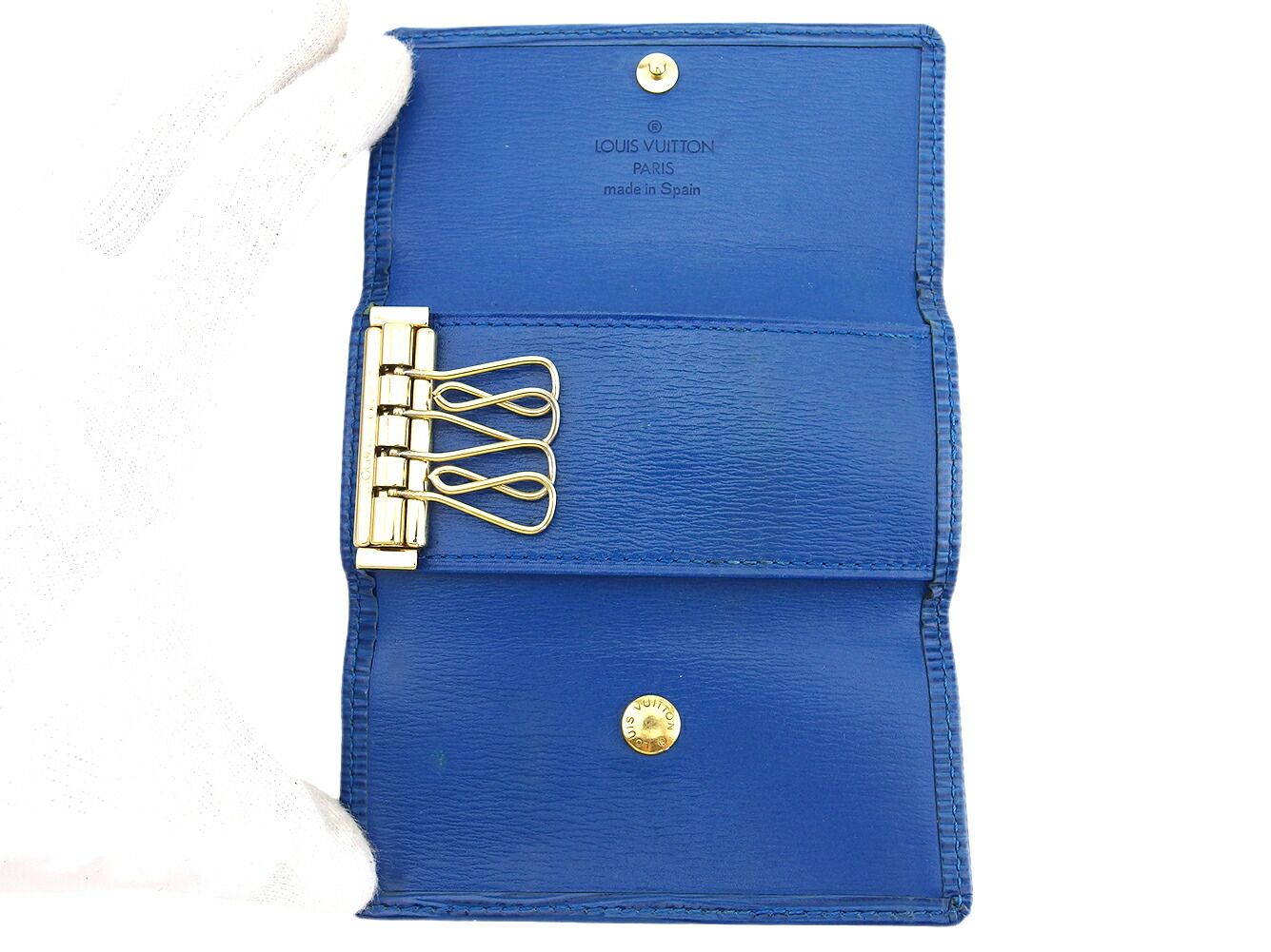 未使用保管品　ルイヴィトン　エピ　キーケース　ミュルティクレ4 LOUIS VUITTON 【LOUIS VUITTON】ルイ・ヴィトン キーケース 4本