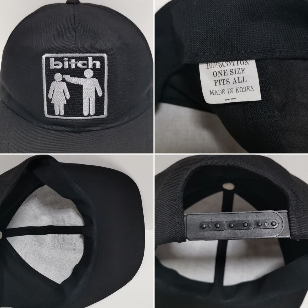 90s ビッチ bitch skateboards ハンチング キャップ CAP - 帽子