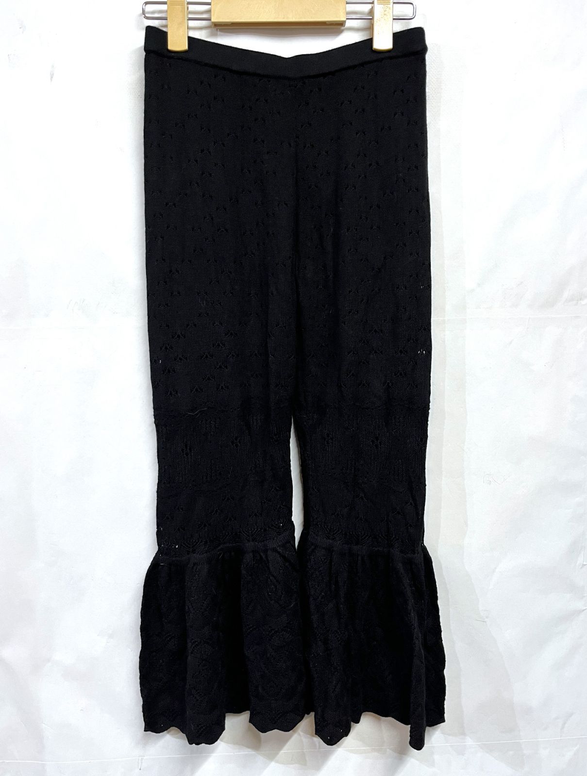 TAGO ｜タゴ レース ニット イージーパンツ KWY