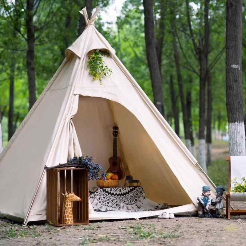 Cozy House スリーシーズンコットンキャンバスキャンプテント 2～3人