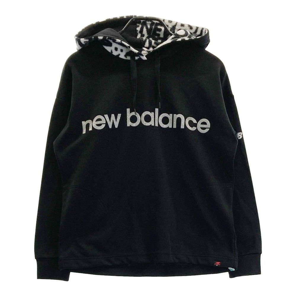 サイズ：2 NEW BALANCE GOLF ニューバランス  裏起毛 スウェットパーカー  ブラック系 [240101382891] ゴルフウェア レディース ストスト
