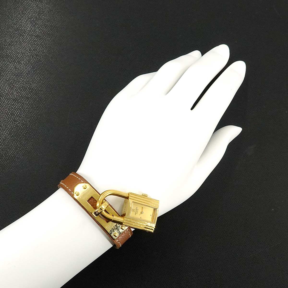 HERMES ケリーウォッチ ヴィンテージ レディース 腕時計 ゴールド