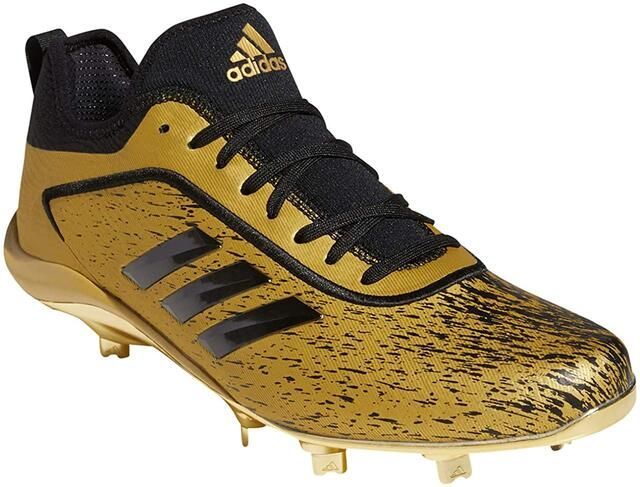 24.5cmのみ adidas アディダス 野球 ソフトボール スパイク 03 アディゼロ スタビル 5-TOOL A メンズ ゴールドメタリック FX0604