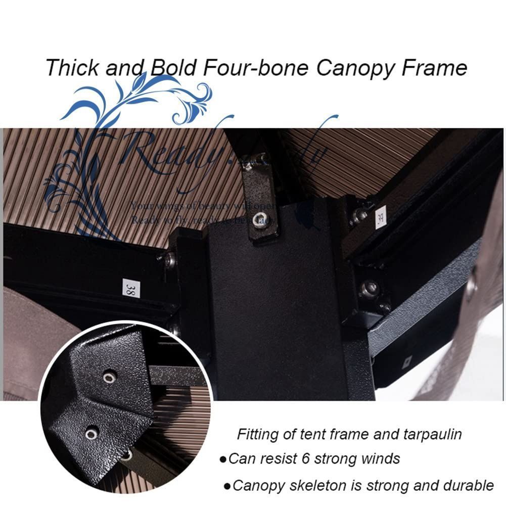 3x4m屋外ガゼボアルミ製ガゼボハードトップ