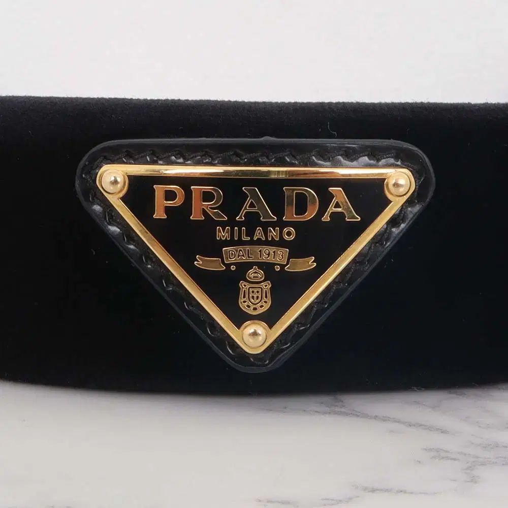  プラダ カチューシャ ツアーベルベット ヘッドバンド ブラック 1 IH 080 068 F 0002 その他 アクセサリー