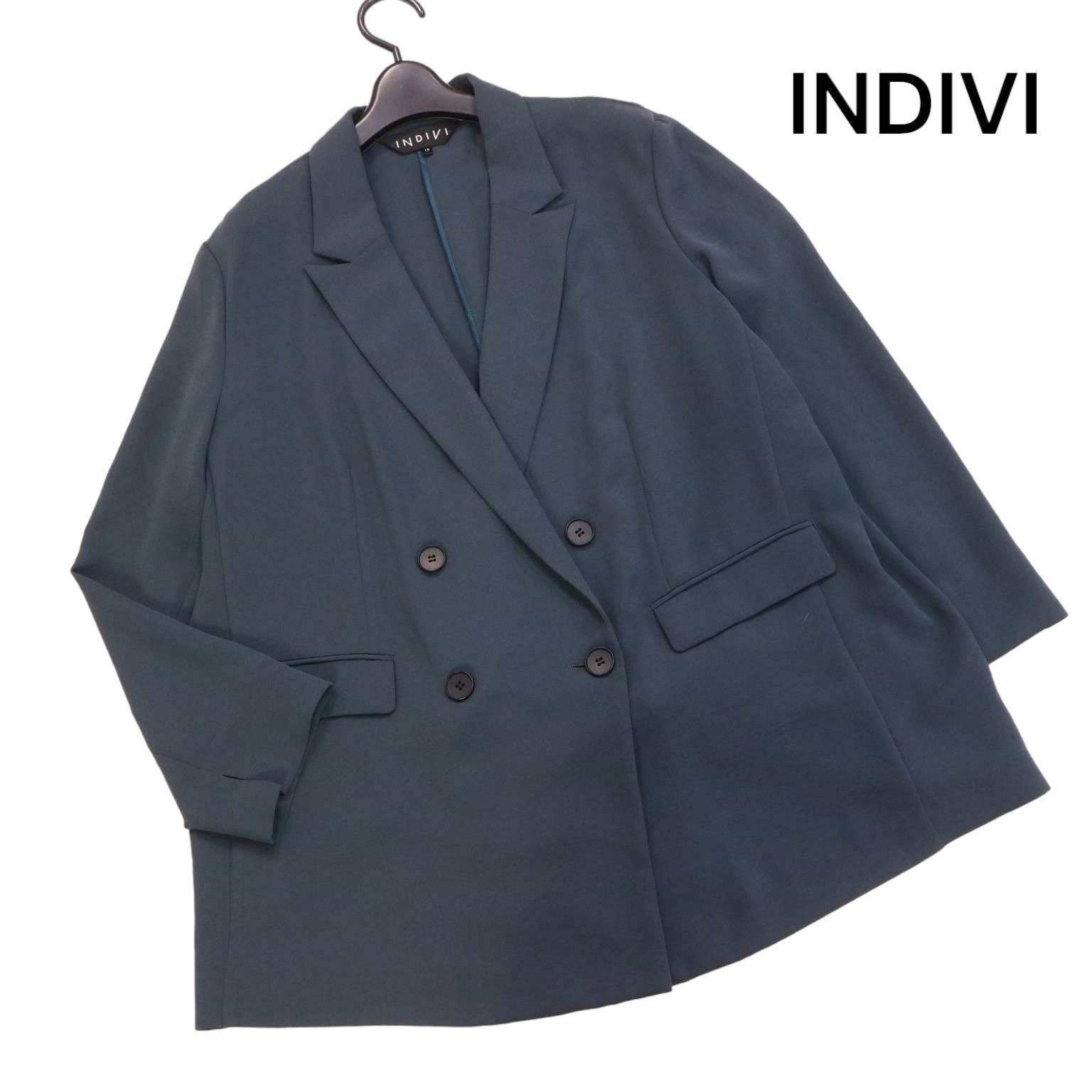 22SS☆ INDIVI インディヴィ 春夏 吸水速乾♪エフォートレス ダブル 