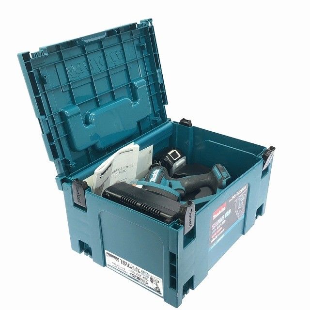 比較的 makita マキタ 18V 充電式全ネジカッター SC102DRGX バッテリー2個 6.0Ah 充電器 ケース付 全ねじカッター116928