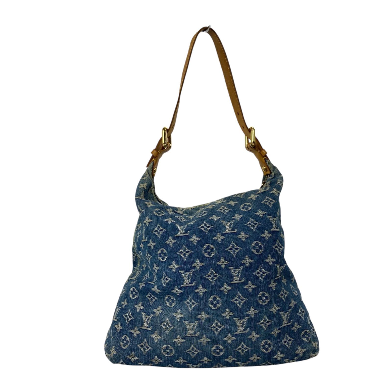 ○ルイ ヴィトン LOUIS VUITTON モノグラム デニム バギーGM