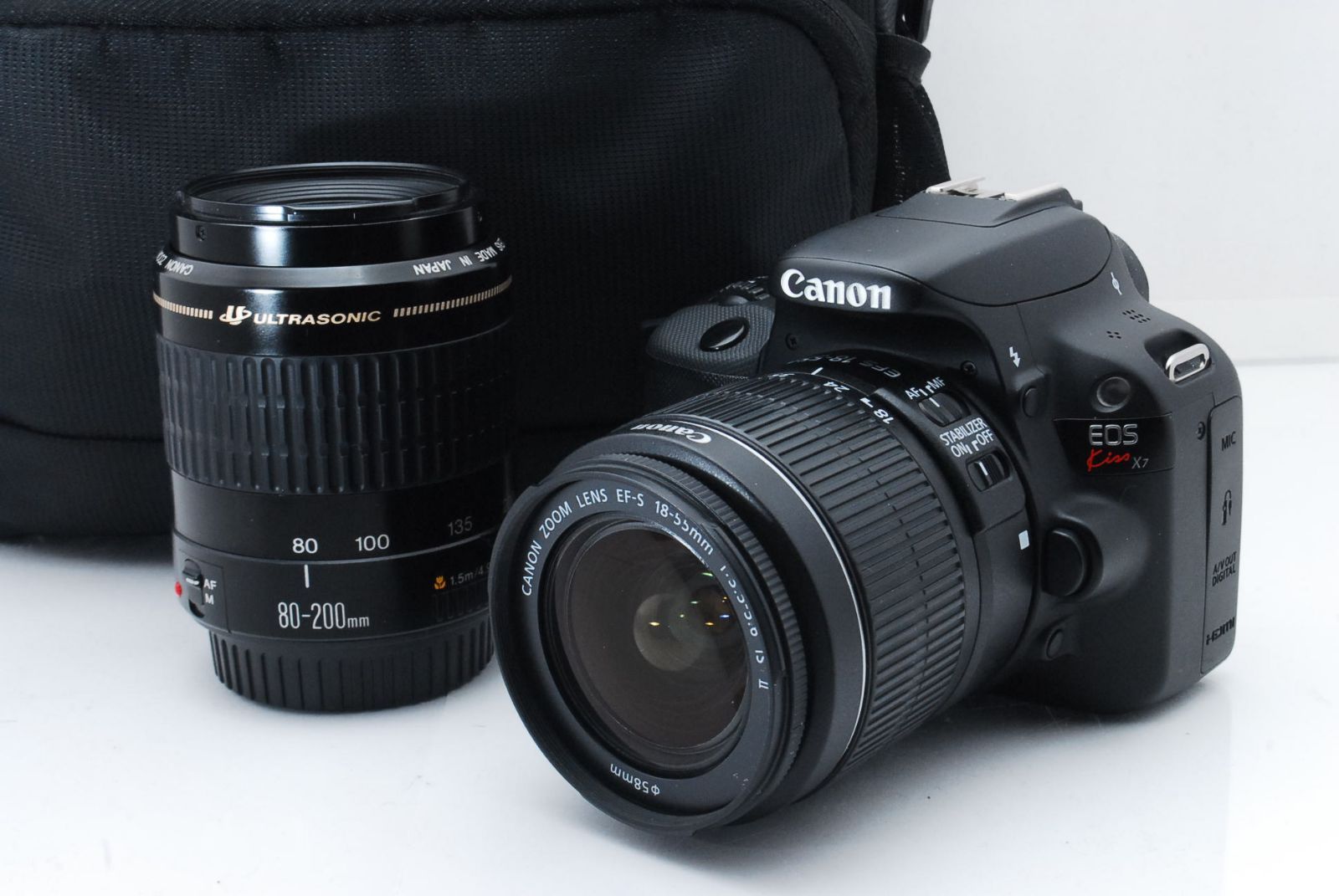 超高画質❤️Canon EOS kiss X7❤️カメラバッグ付❤️Wズームキット