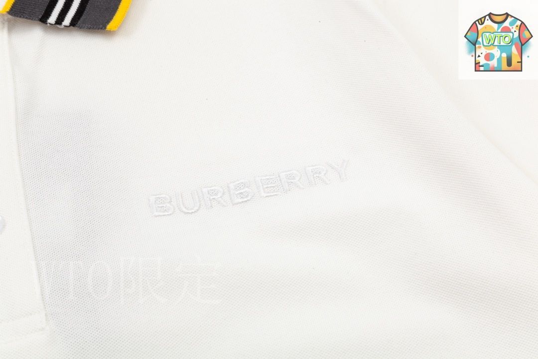 今日WTO】BURBERRY 小文字ロゴ刺繍 異色?接ポロ-ZM44 - メルカリ