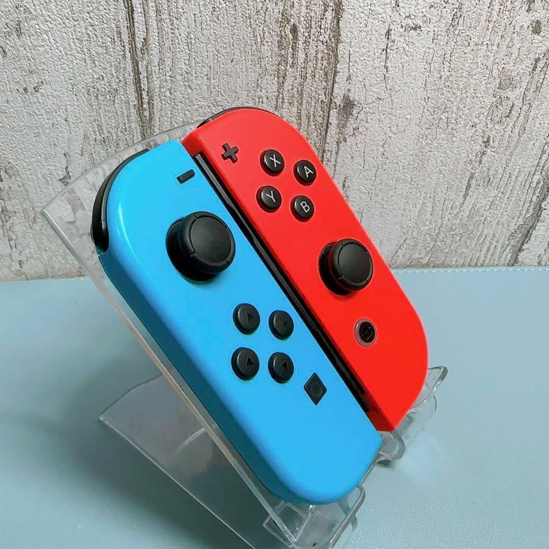 ストラップあり ブルー レッドSwitch 左右セットジョイコンJoy-Con - メルカリ