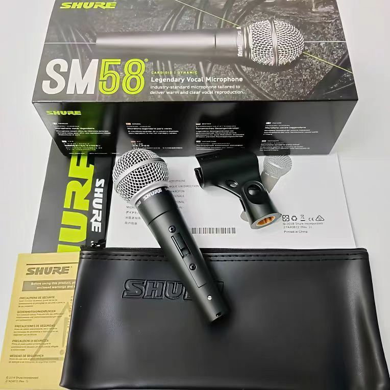 SHURE sm58 訳あり SHURE SM58 ダイナミックマイク セット 箱付き 訳