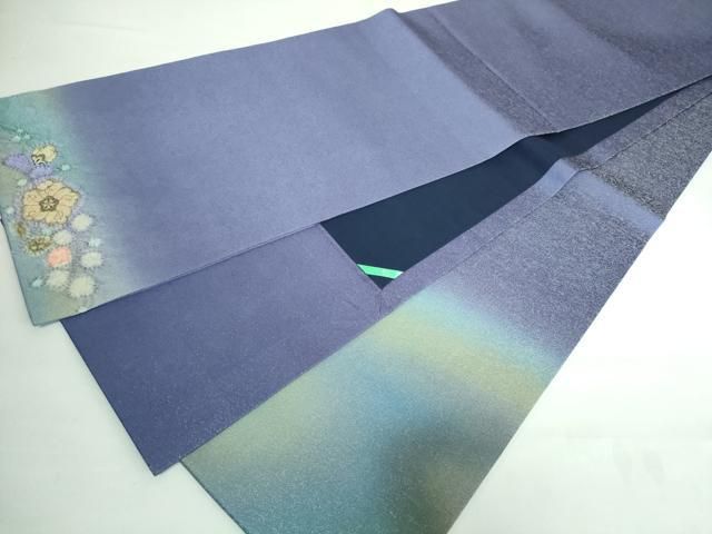 平和屋本店■極上　久保田一竹　幻の辻が花　太鼓柄袋帯　辻が花　霞文　金通し地　逸品　DZAA6104kh5 平和屋本店□極上 久保田一竹 幻の辻が花 太鼓柄袋帯 辻が花 霞文 金