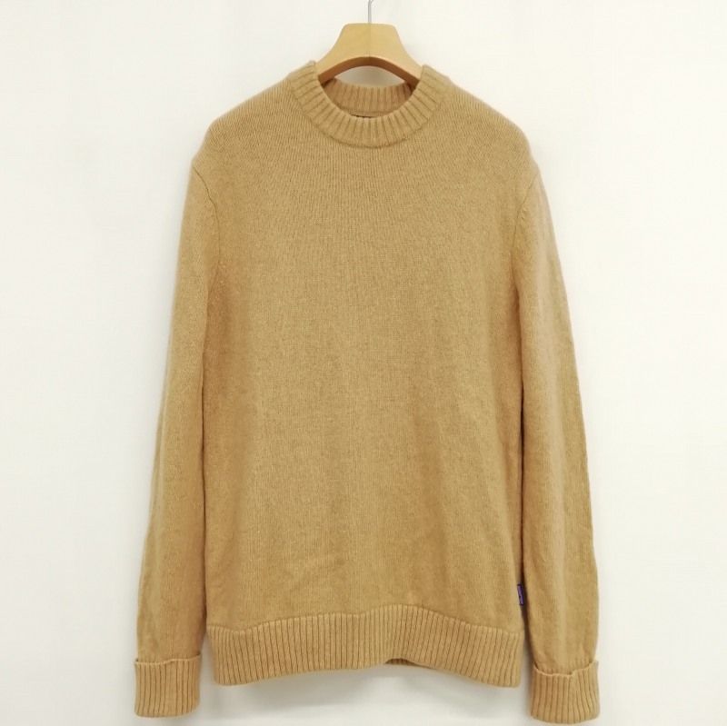 パタゴニア Patagonia 50655 FA23 Recycled Wool Sweater Morning Flight クルーネック セーター プルオーバー S ベージュ