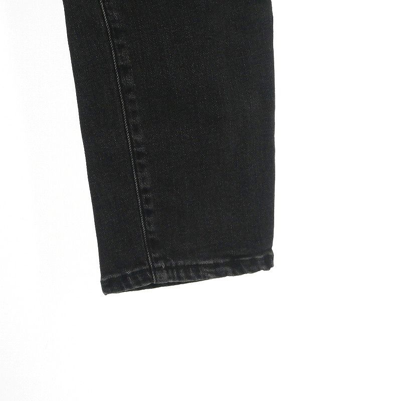 オフホワイト OFF WHITE Skinny Regular Lenght ブラックデニム パンツ 