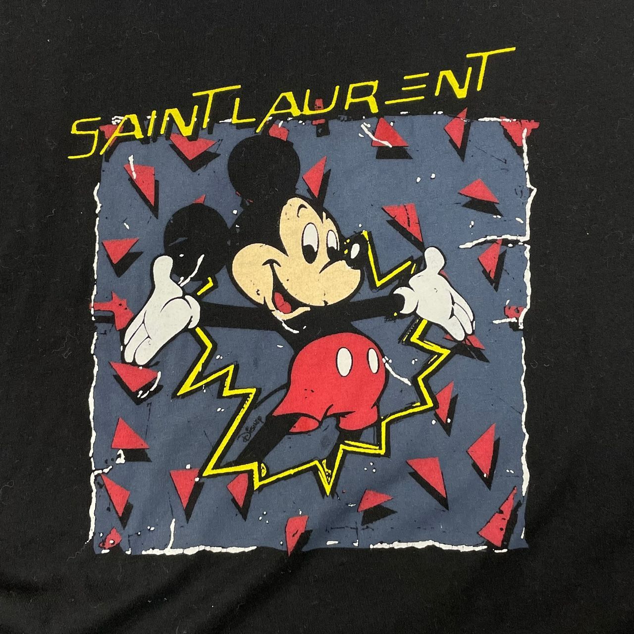 国内正規 SAINT LAURENT PARIS Disney コラボ ミッキーマウス