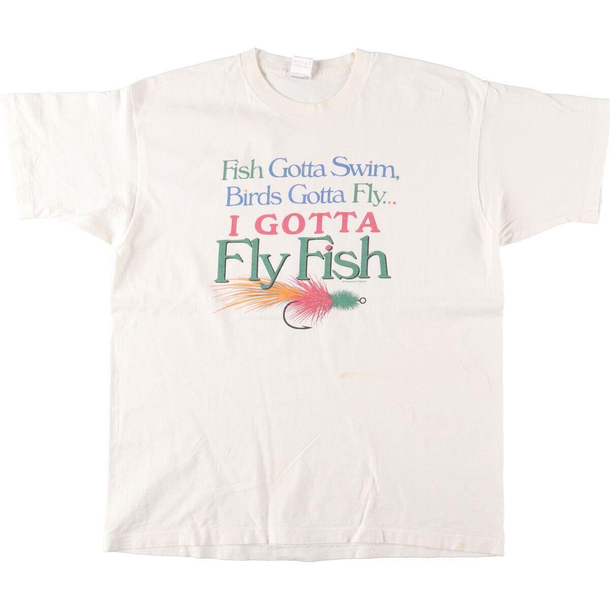 古着 90年代 フルーツオブザルーム FRUIT OF THE LOOM プリントTシャツ 