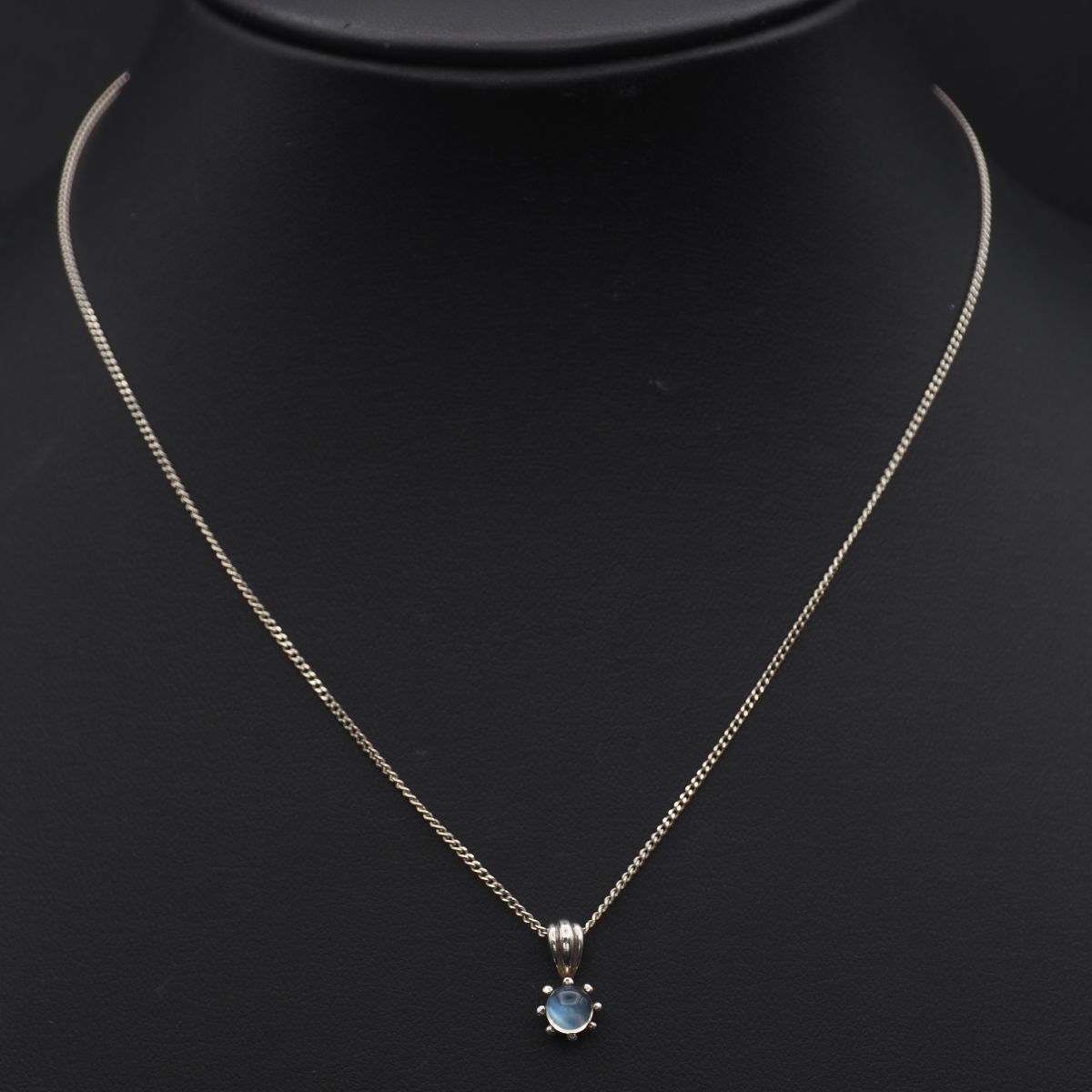 ⭐️七夕セール中⭐️K10 ♡ ストーンネックレス 刻印あり BLACK DIAMOND CELESTIAL CHARM(2JC0076)K10 チャーム｜スター