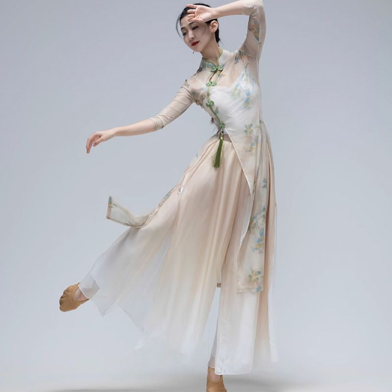 うちわ レトロ プリント 布 漢服 宮殿 扇子 チャイナ ドレス 中国 韓国 団扇 夏 舞踊 エレガント ダンス 舞台