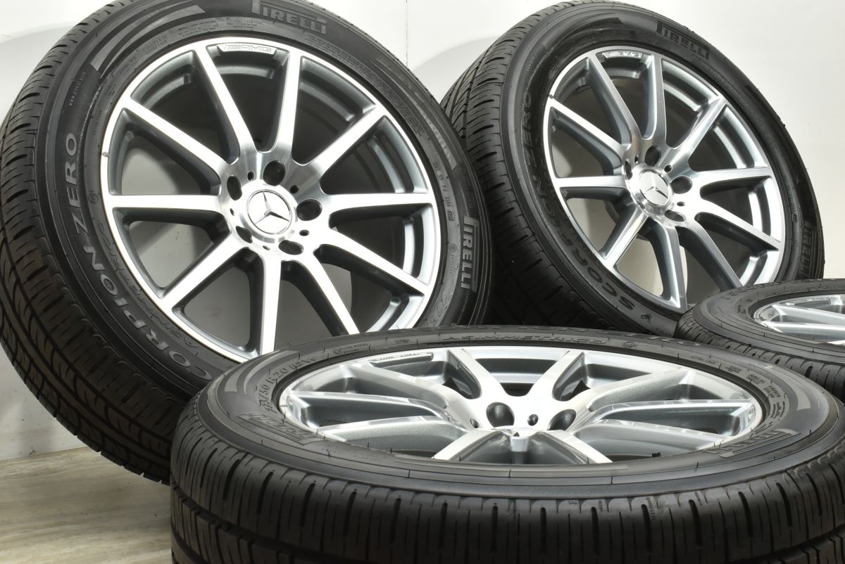 新車外し メルセデスAMG W463A Gクラス G63 純正 20in 9.5J 35 PCD130 ピレリ スコーピオンゼロ 275 50R20 ベンツ ゲレンデ 納車外し