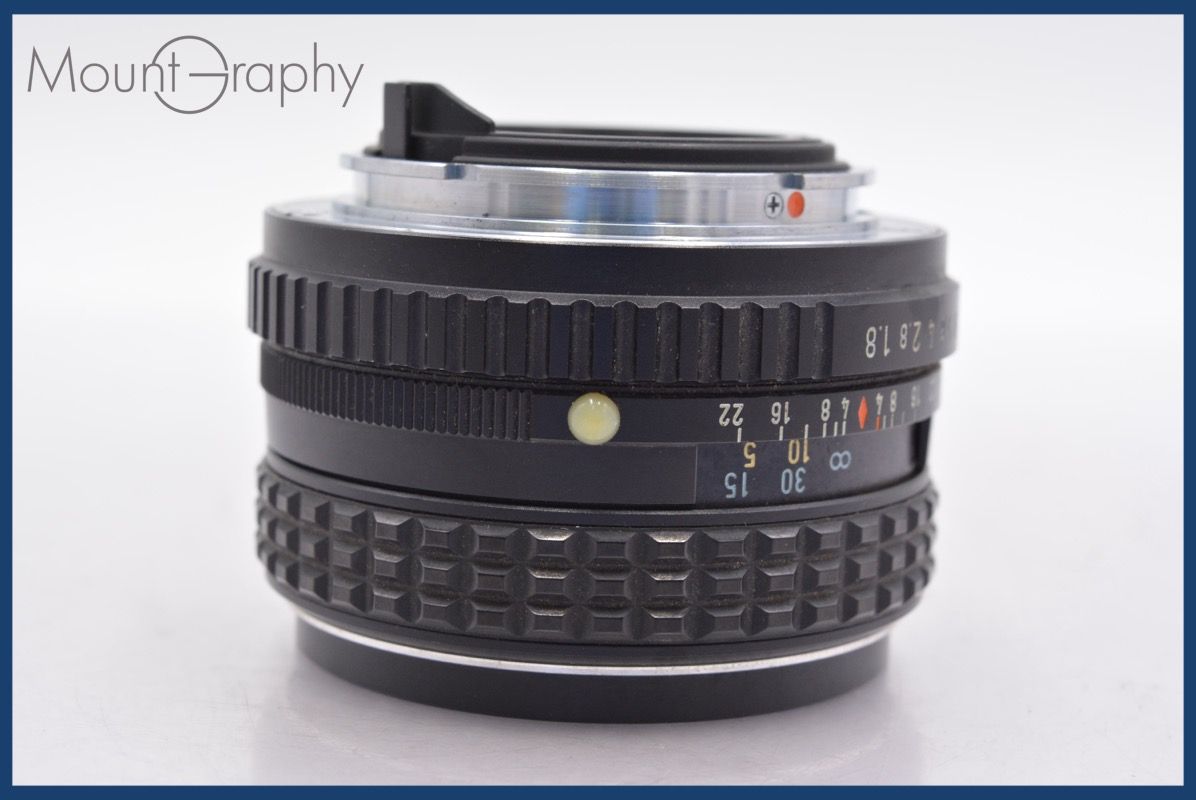 ペンタックス PENTAX SMC PENTAX 55mm F1.8 前後キャップ-レンズフィルター付 完動 同梱可 mj5468