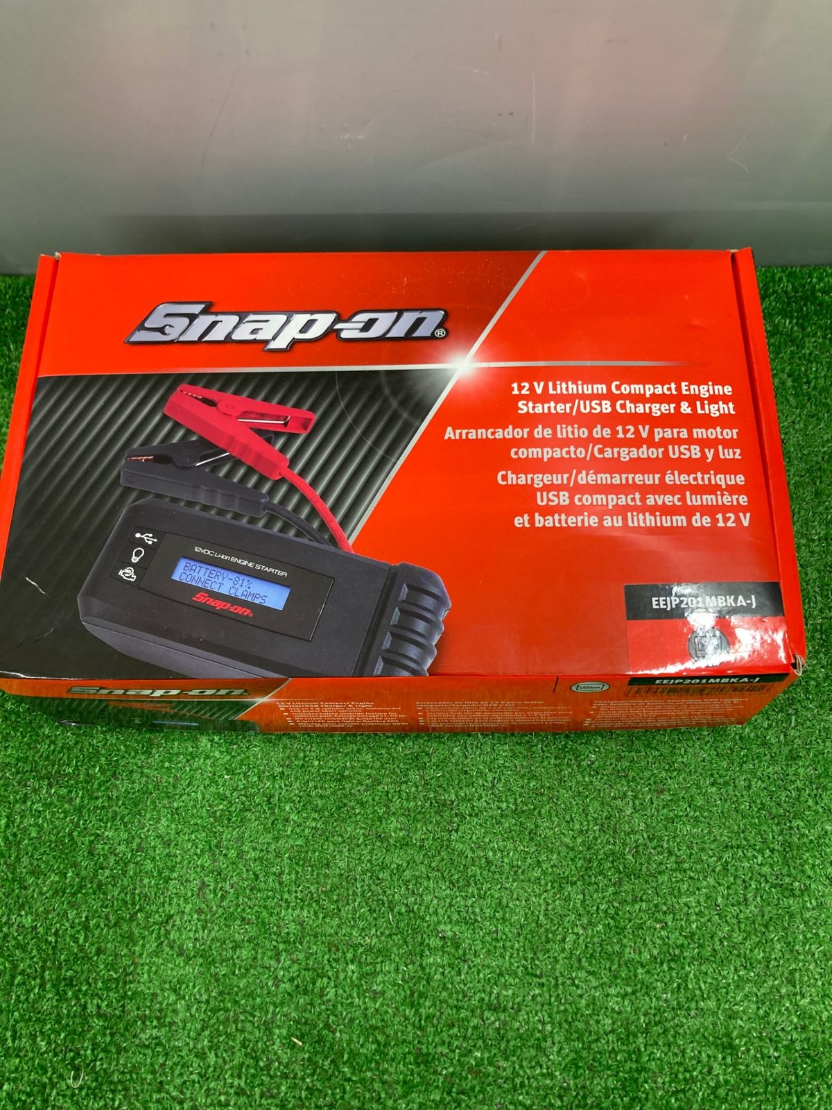 【中古品】【0922】Snap-on(スナップオン) 10.8Vリチウムイオンコンパクトエンジンスターター EEJP201MBKA　 ITVKO5MI9XXS