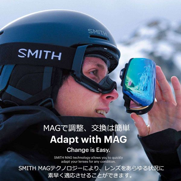 ｛新品未使用品｝スミス スキー スノーボードゴーグル 　MAG CP PHOTO 25-26 スミス スカッドマグ SMITH SQUAD MAG COSMOS AURORA CP