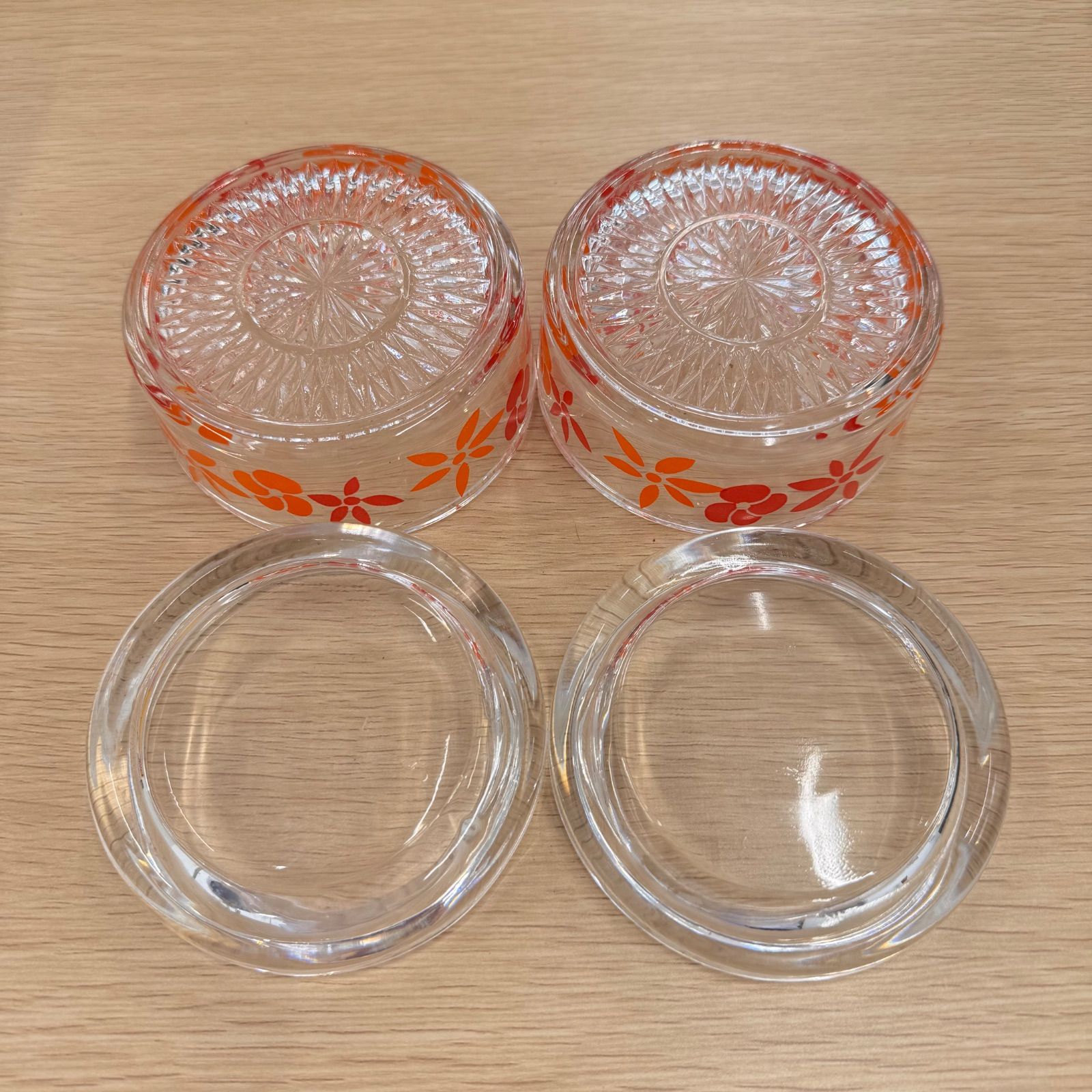 昭和レトロ　ホヤガラス　キャニスター おすすめ*昭和レトロ・HOYAキャニスター