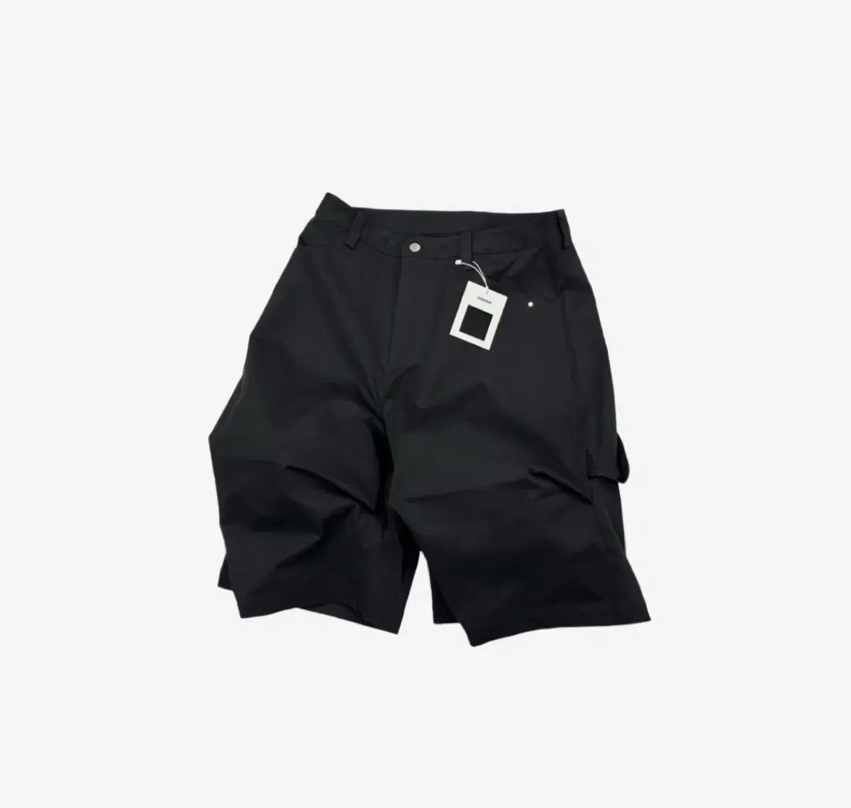 Nonnod アルプスの カーペンター ショートパンツ マット 黒