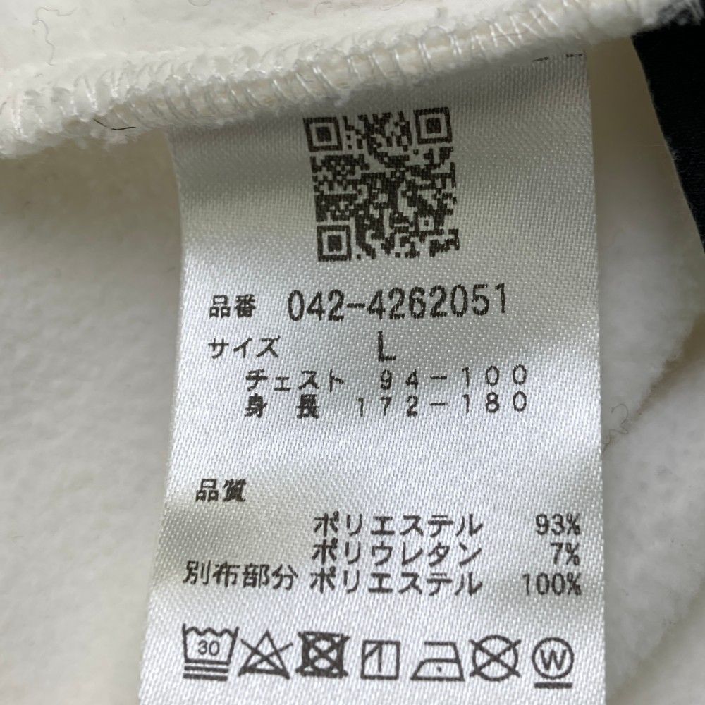 サイズ：L ST ANDREWS セントアンドリュース 2024年モデル ジップパーカー 裏起毛  ホワイト系 [240101447488] ゴルフウェア メンズ ストスト St ANDREWS セントアンドリュース ゴルフウェア 長袖トレーナー