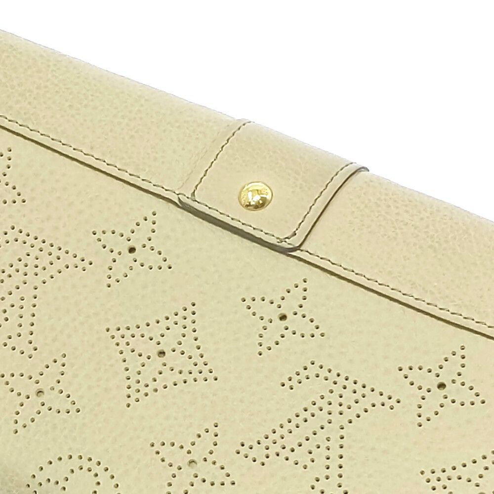 LOUIS VUITTON ポルトフォイユ イリス マヒナ 長財布 ベージュ LOUIS VUITTON（ルイ・ヴィトン） 新品同様 マヒナ ポルトフォイユ