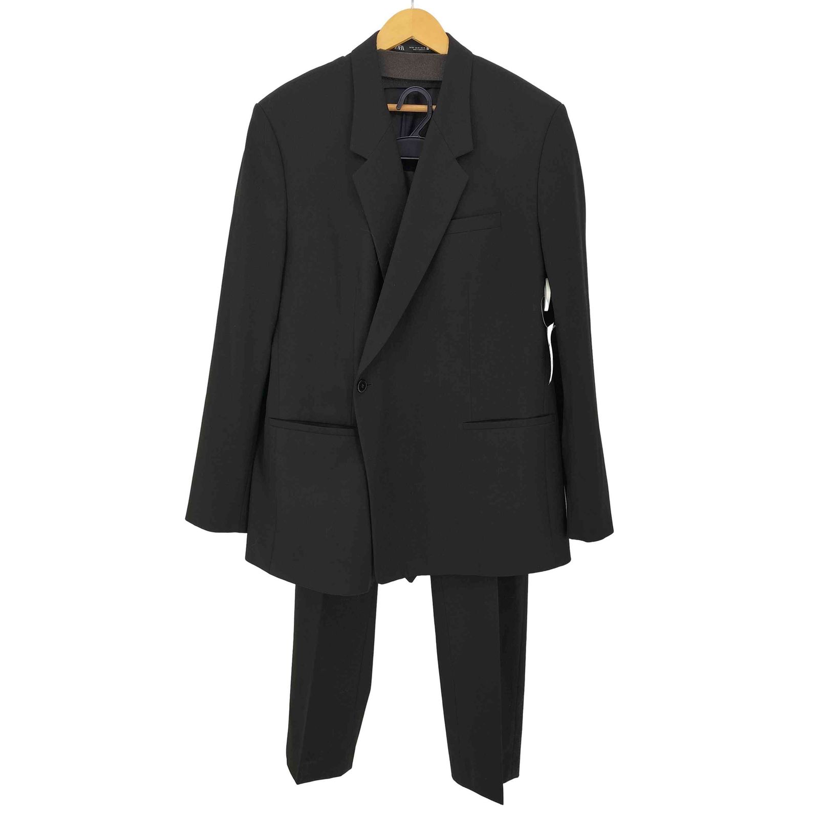 ザラ ZARA ダブルブレスト テーラードジャケット パンツセットアップ 