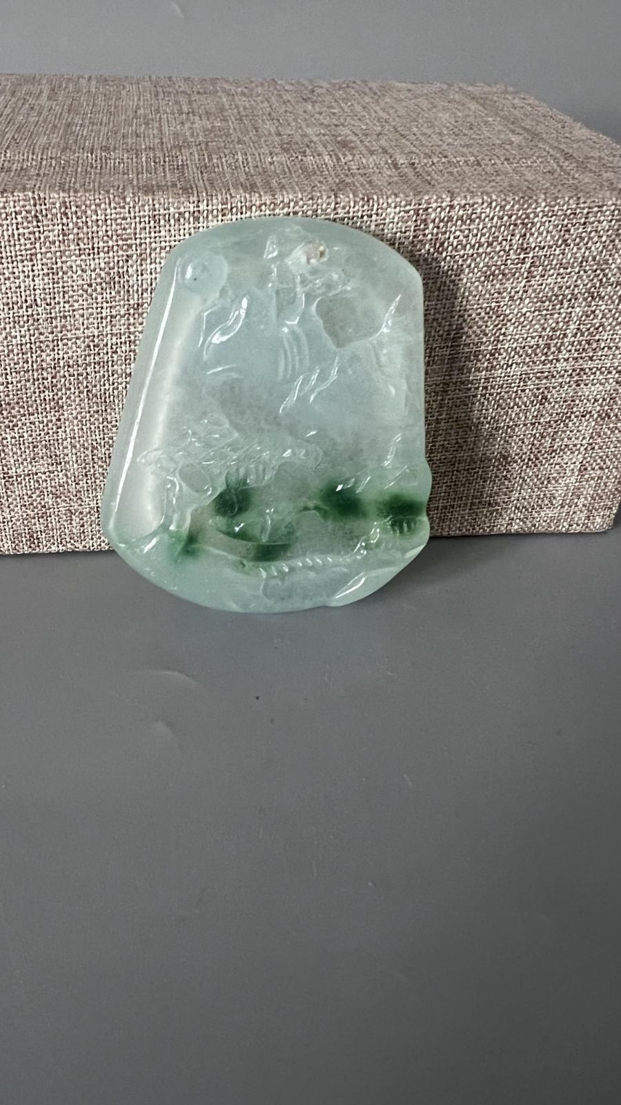 中国古美術・珍品旧蔵・和田玉・掐絲鎏金観音像・置物・純手作り・風水