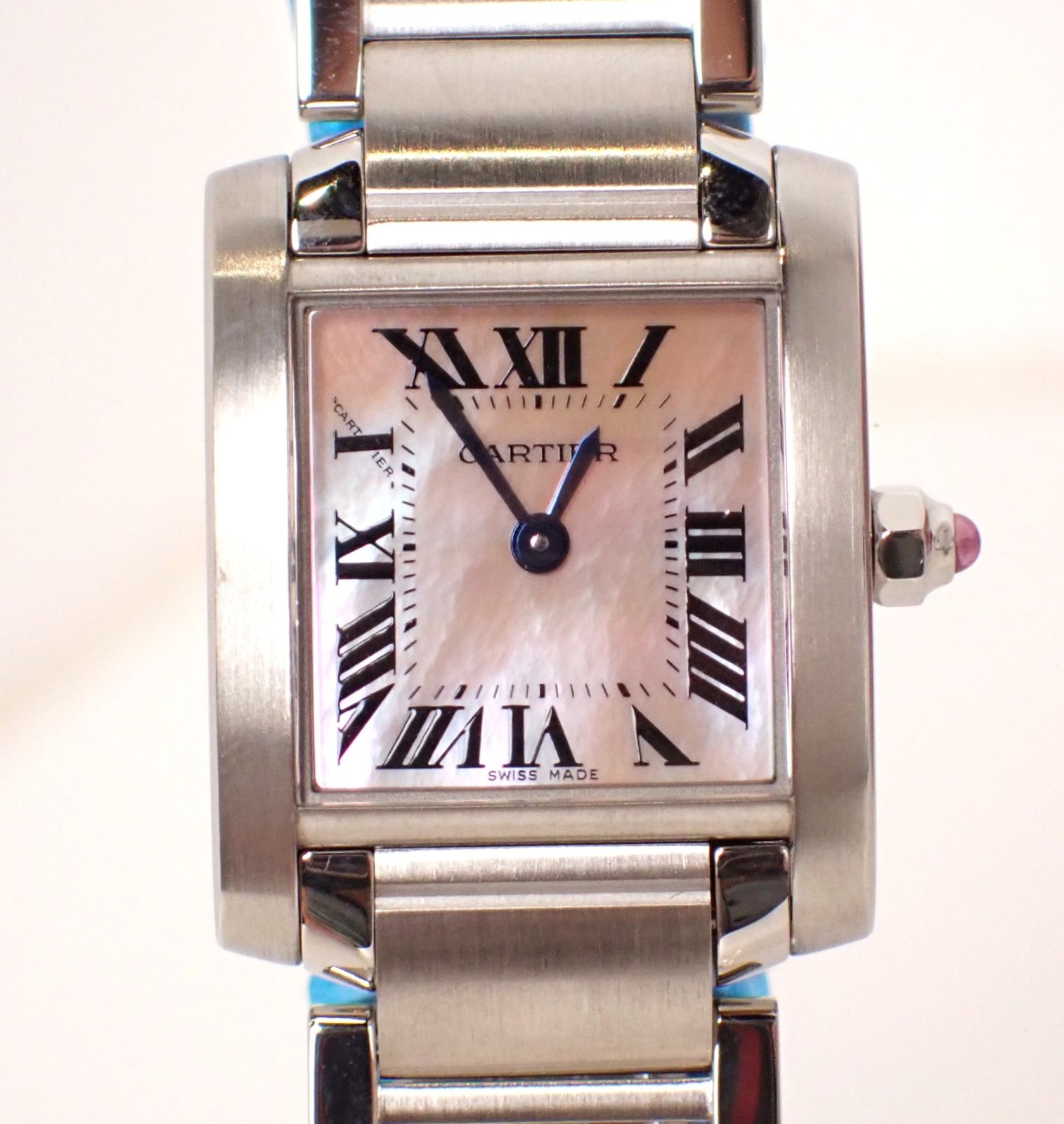 超美品 Cartier(カルティエ) タンクフランセーズSM W51028Q3 SS QZ 