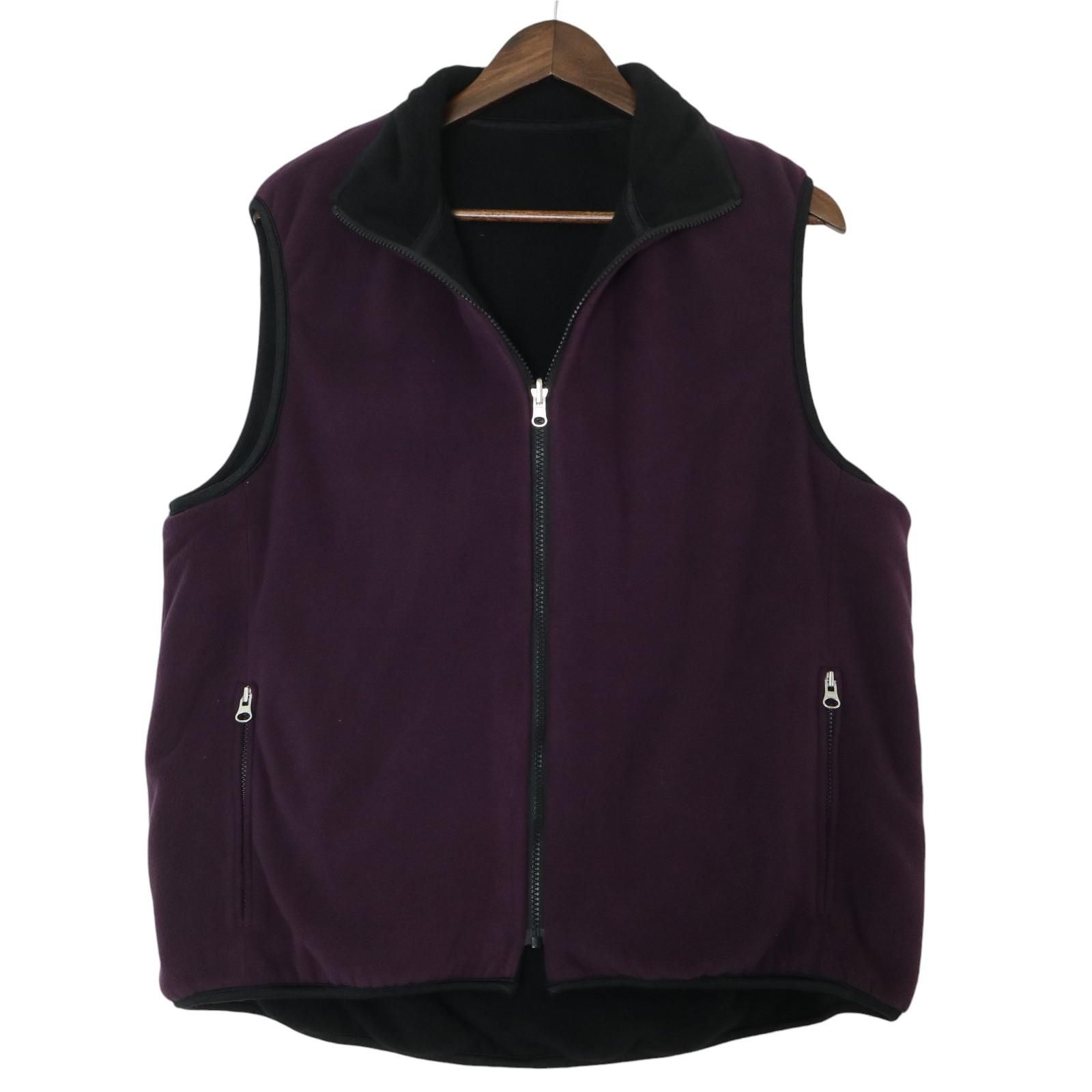 MAATEE&SONS / Cashmere Fleece Reversible Vest マーティーアンドサンズ カシミヤ 100% フリース  リバーシブル ベスト MTUN4103-0901 表記サイズ2 【2409】 - メルカリ