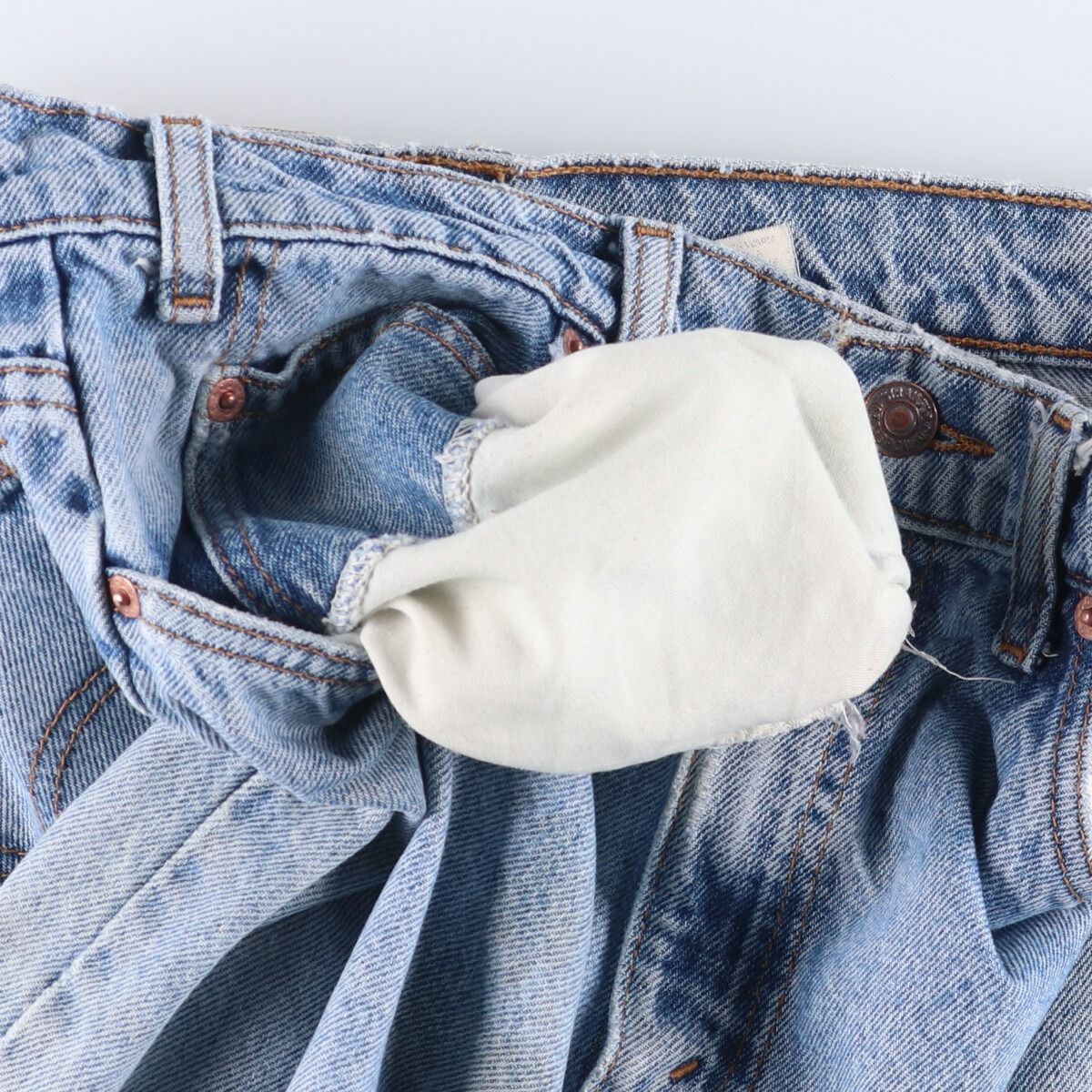 テーパードデニムパンツ メンズw33相当