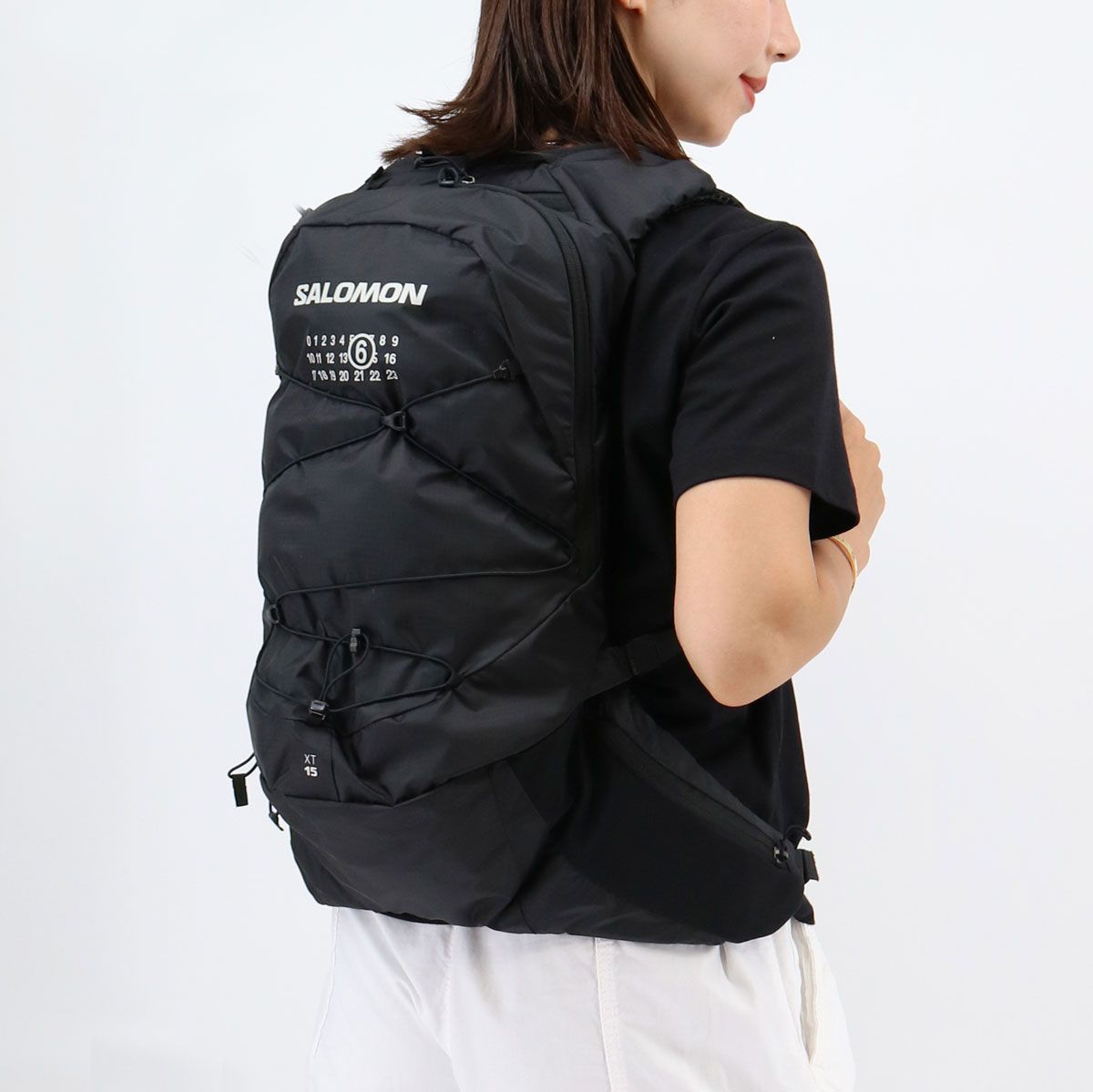 MM6 × サロモン コラボ バックパック 黒 MM6 x SALOMON エムエムシックス メゾンマルジェラ サロモン