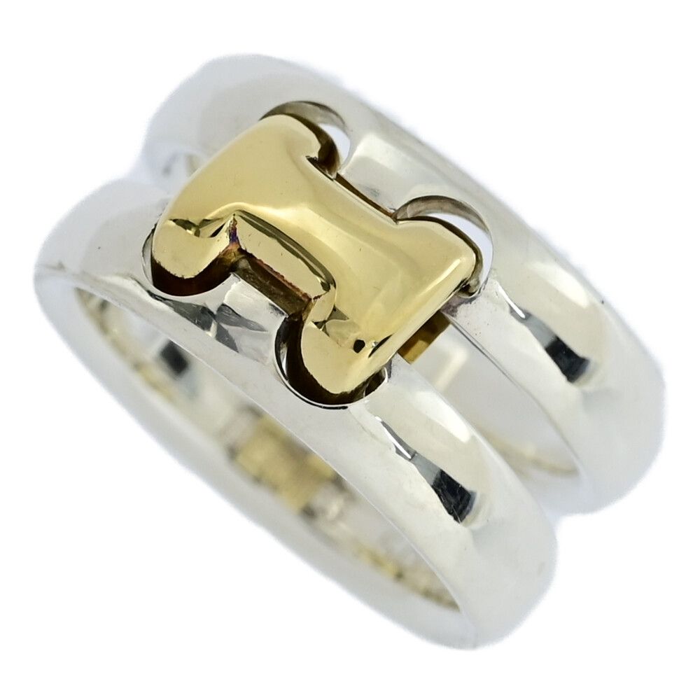 指輪|Sv925×K18|750コンビ-9.0g|10号| 50|シルバー×イエローゴールド|プレゼント|記念日