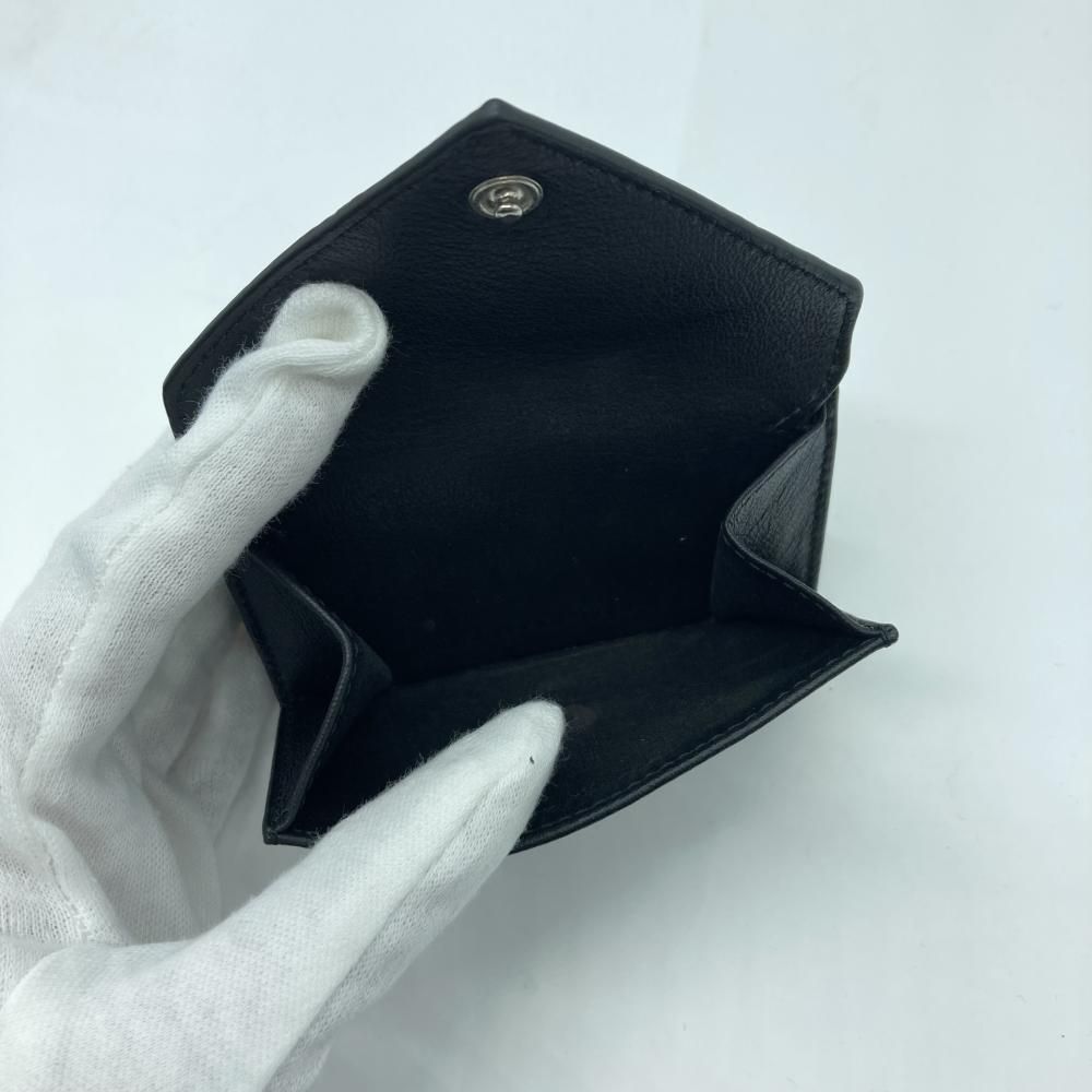 3つ折り財布 ブラック