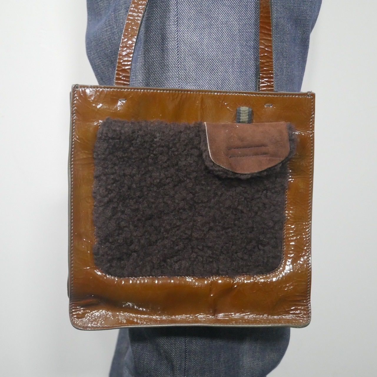 2000ss miumiu enamel docking vest