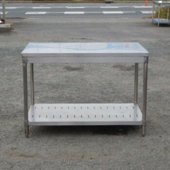 タニコー 業務用 ステンレス 作業台 W120 119 D75 H85cm 厨房 さびあり