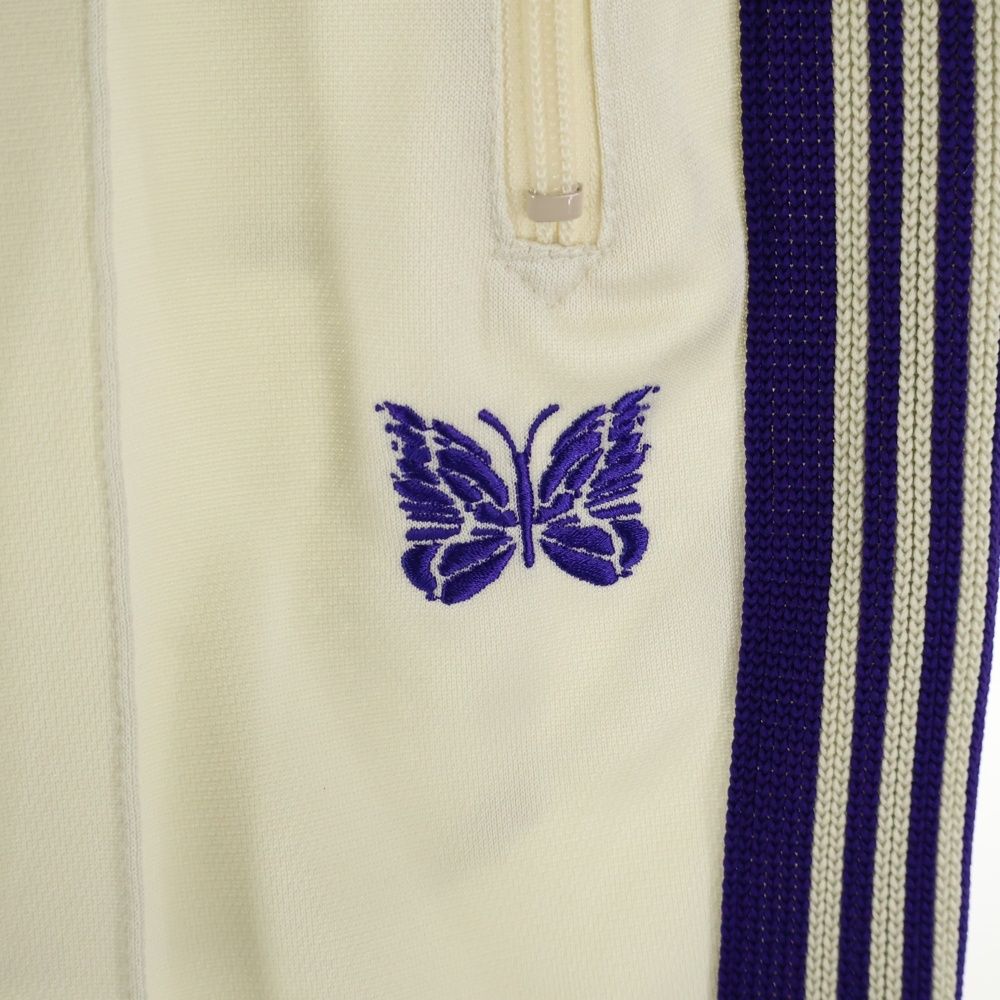  Needles ニードルス NARROW TRACK PANT ナロー サイドライン トラックパンツ ホワイト パープル MR 287 チノパン パンツ