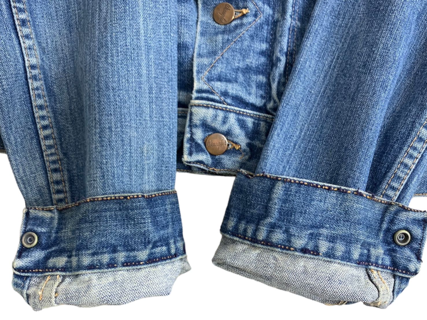 ラングラー　USA製　デニムジャケット　38 WRANGLER (ラングラー) Gジャン デニムジャケット USA製 古着 38