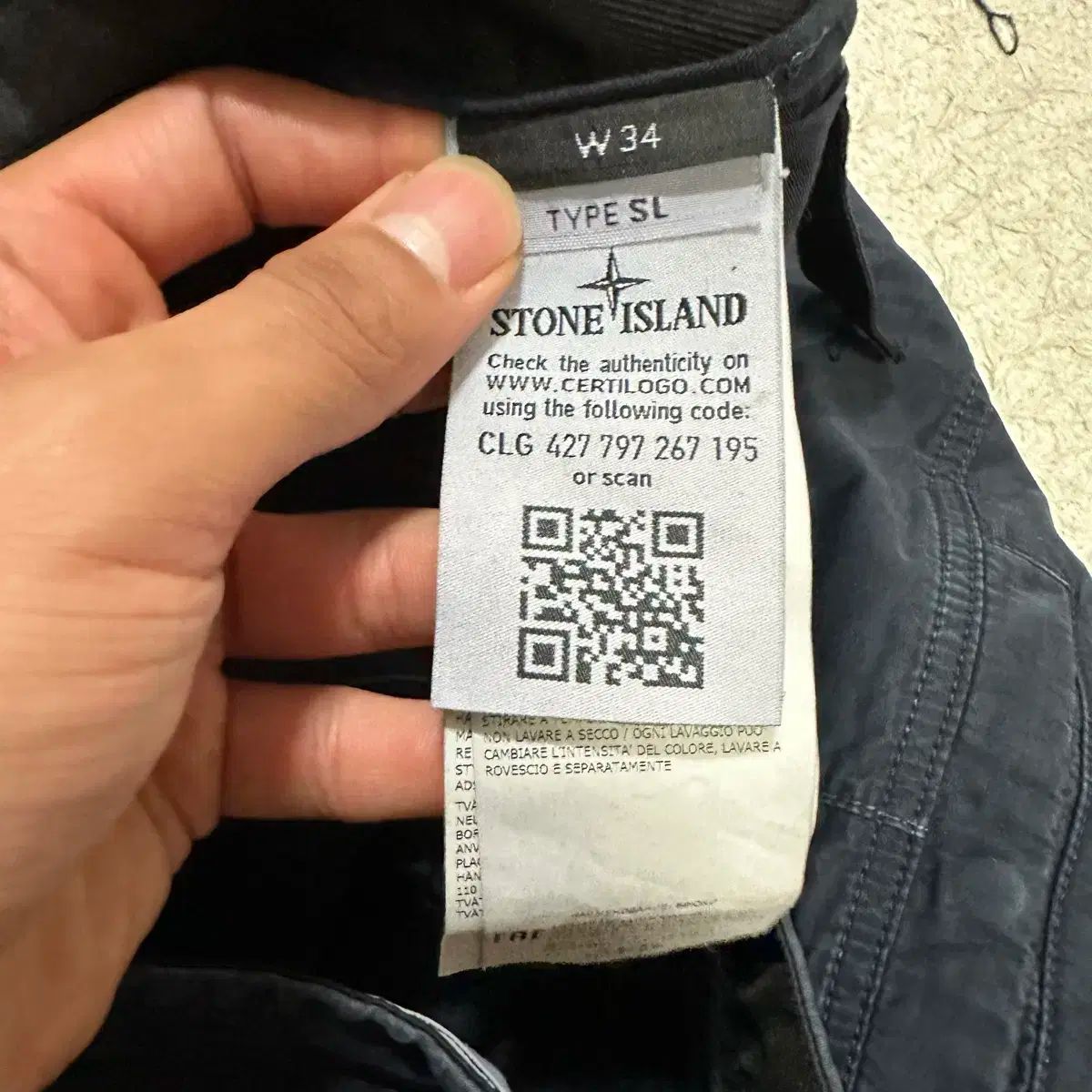 100％品質保証！ STONE ISLAND ストーンアイランド カーゴ パンツ 34 インチ