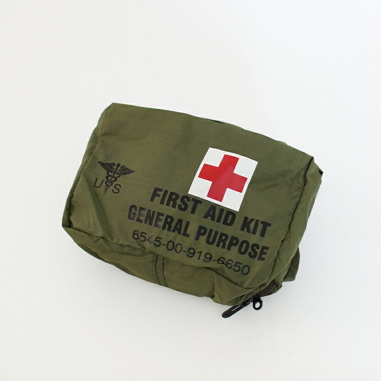 1点販売】米軍 デッドストック FIRST AID KIT GENERAL PURPOSE ポーチ