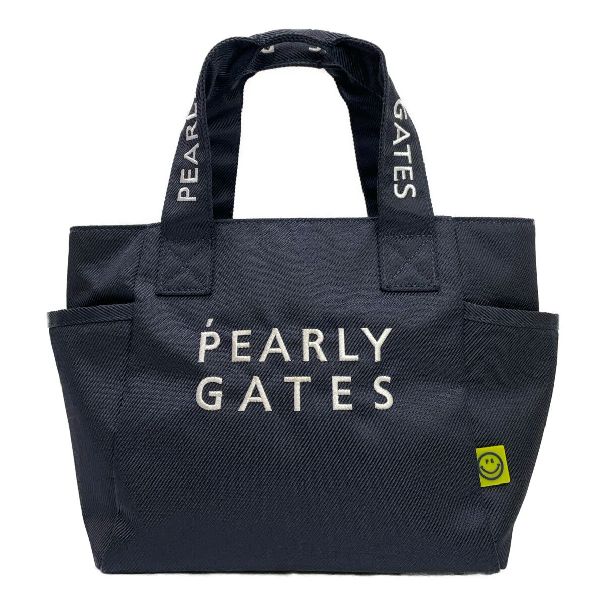 パーリーゲーツラウンドバック　ネイビー ボックス型保冷バッグ(ラウンドバッグ)|PEARLY GATES(パーリー